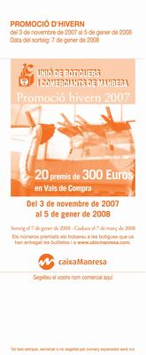 Butlleta de la Promoció Comercial d'Hivern 2007